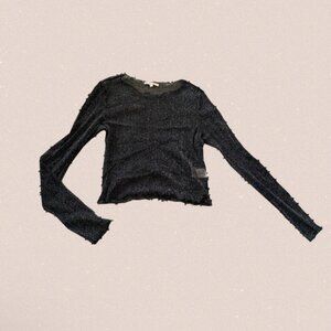 ✨ Love Culture Sheer Long Sleeve Top – Sleek & Sparkly